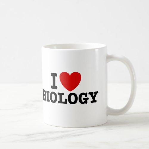 I Love Biology Coffee Mug
