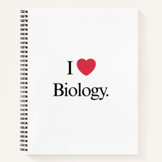  I Love Biology Notebook