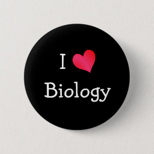 I Love Biology Pinback Button