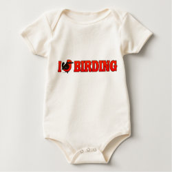 I Love Birding Vermilion Flycatcher Infant Organic Creeper