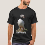I Love Birds Puffin Shirt at Zazzle