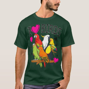I Love Birds Shirt  I Just Really like Parrot