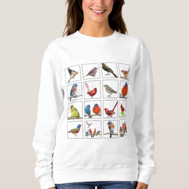 I love birds sweatshirt! sweatshirt (Front)