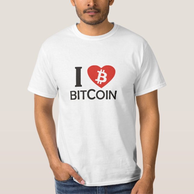 i LOVE BitCoin T-Shirt (Front)