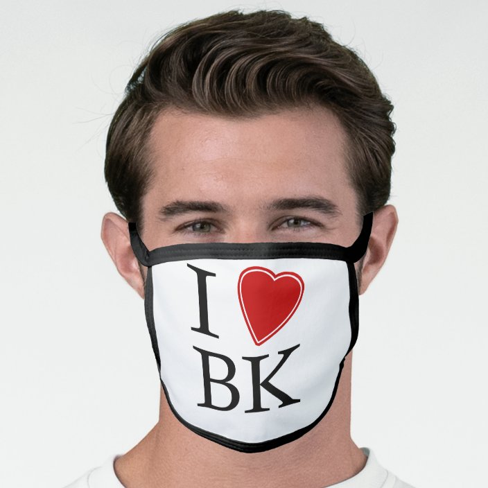 I Love BK Face Mask
