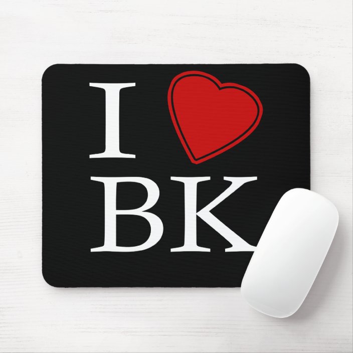 I Love BK Mouse Pad