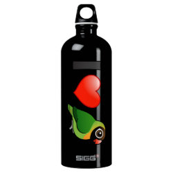 I Love Black-cheeked Lovebirds SIGG Traveller Water Bottle (0.6L)