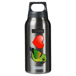 I Love Black-collared Lovebirds SIGG Thermo Bottle (0.5L)