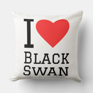I love black swan throw pillow
