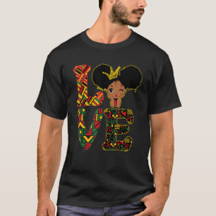I Love Black Women BHM Black History Month Melanin T-Shirt