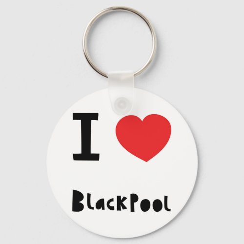 I love Blackpool Keychain