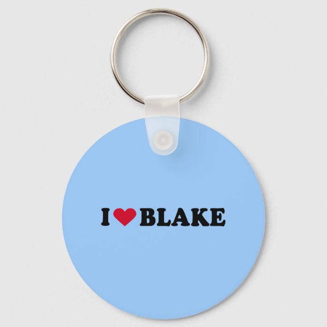 I LOVE BLAKE KEYCHAIN (Front)