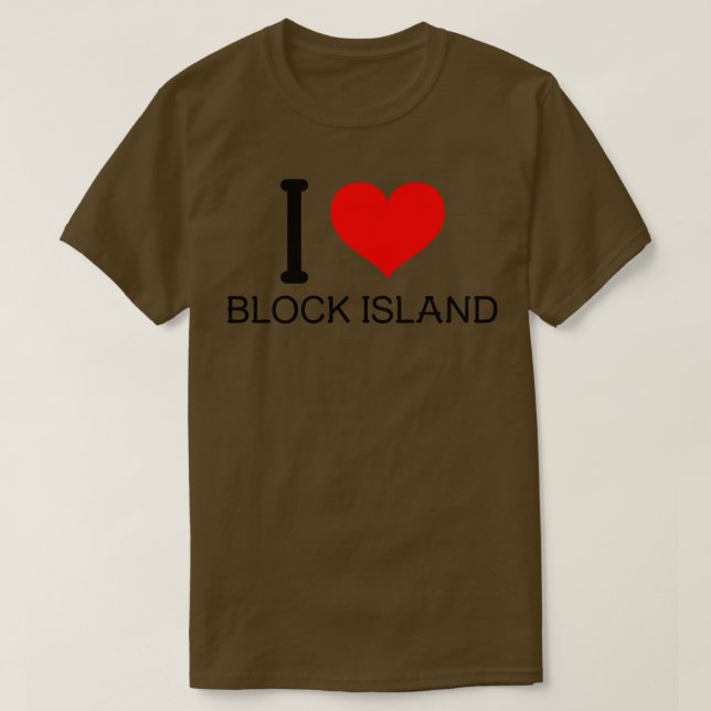 I love block island T-Shirt (Design Front)