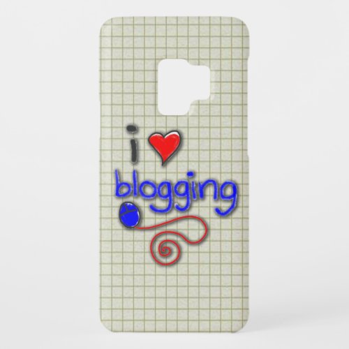 I Love Blogging Case_Mate Samsung Galaxy S9 Case