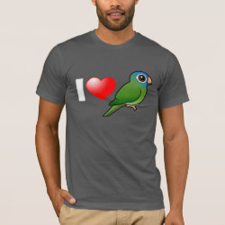I Love Blue-crowned Conures Men's Basic American Apparel T-Shirt