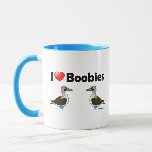 I Love Blue_footed Boobies Mug