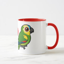 I Love Blue-fronted Amazons Combo Mug