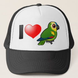 I Love Blue-fronted Amazons Trucker Hat