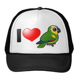 I Love Blue-fronted Amazons Trucker Hat