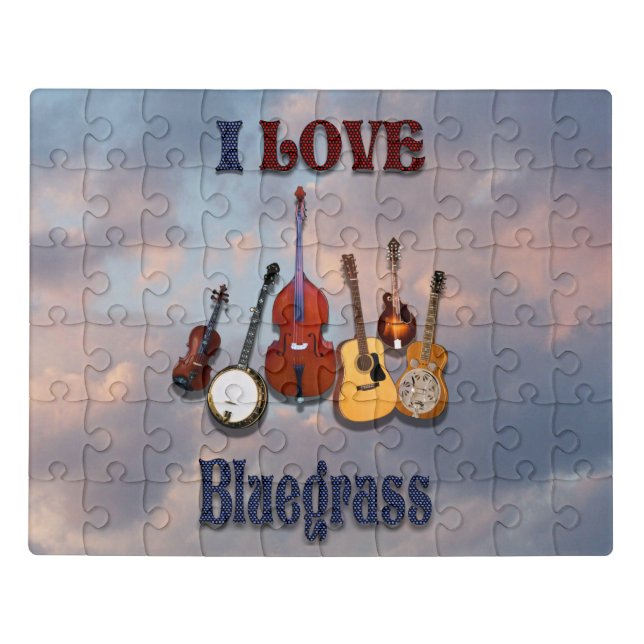I LOVE BLUEGRASS JIGSAW PUZZLE (Puzzle Horizontal)