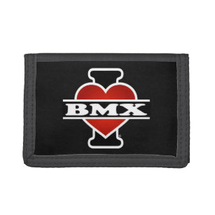 I Love BMX Tri-fold Wallet