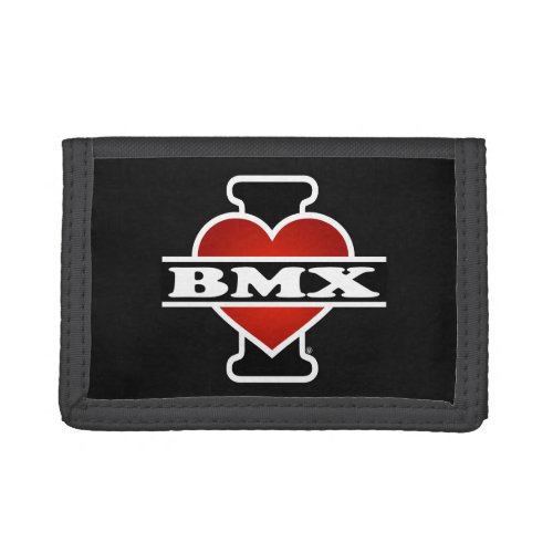 I Love BMX Tri_fold Wallet