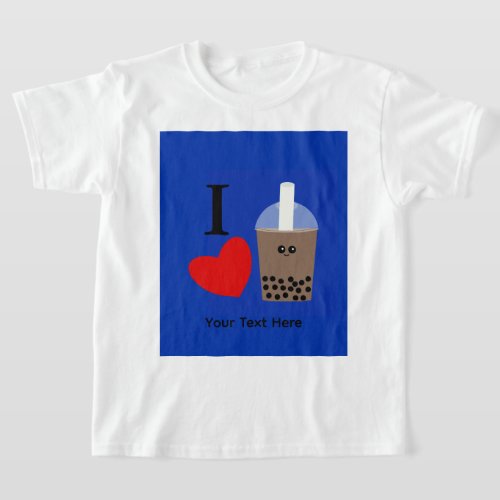 I Love Boba Drink 1 T_Shirt