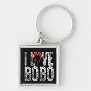I Love Bobo Keychain
