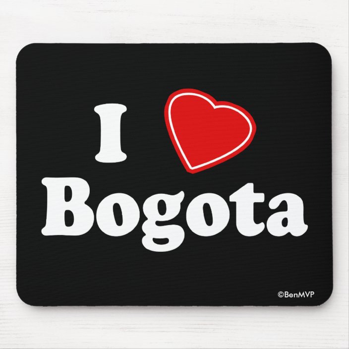 I Love Bogota Mousepad