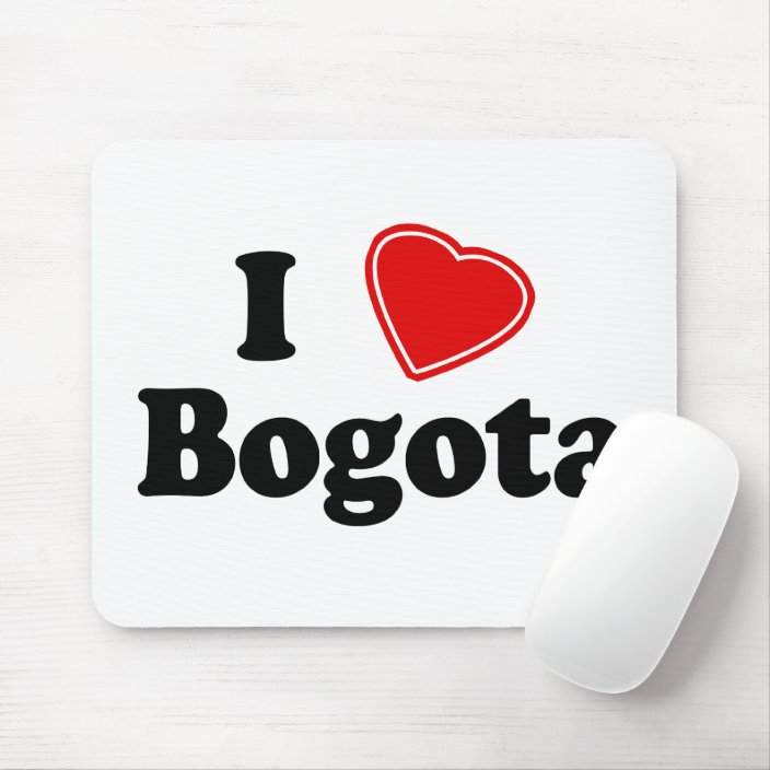I Love Bogota Mousepad