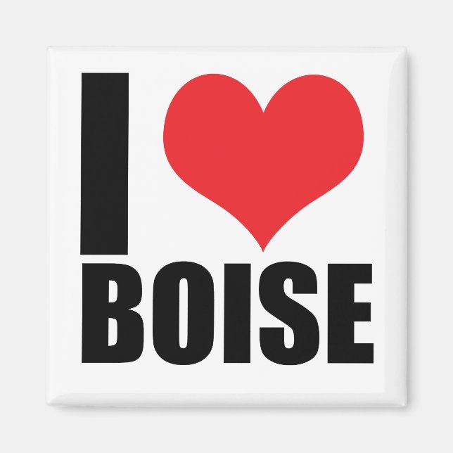 I love Boise Magnet (Front)