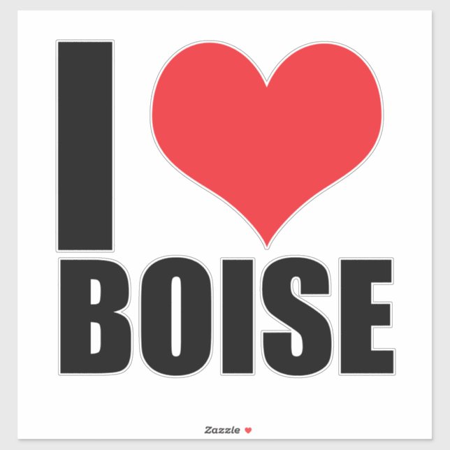 I love Boise Sticker (Sheet)