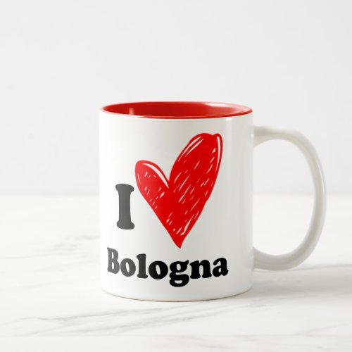 I love Bologna Two_Tone Coffee Mug