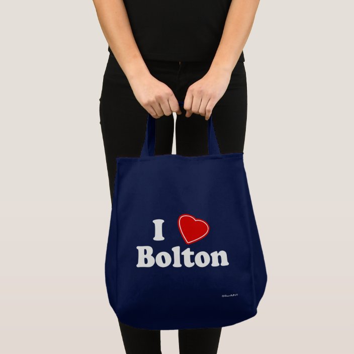 I Love Bolton Tote Bag