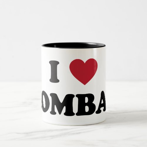I Love Bombay India Two_Tone Coffee Mug