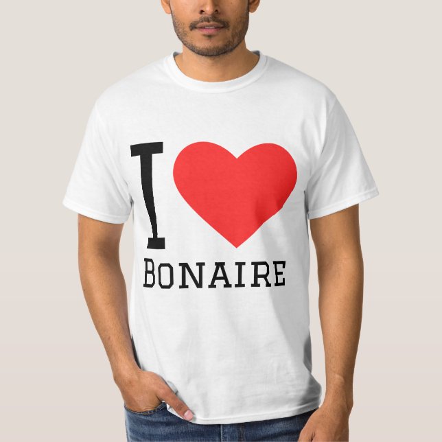 I love Bonaire  T-Shirt (Front)