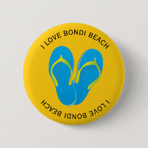 I Love Bondi Beach Pinback Button