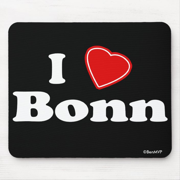 I Love Bonn Mouse Pad