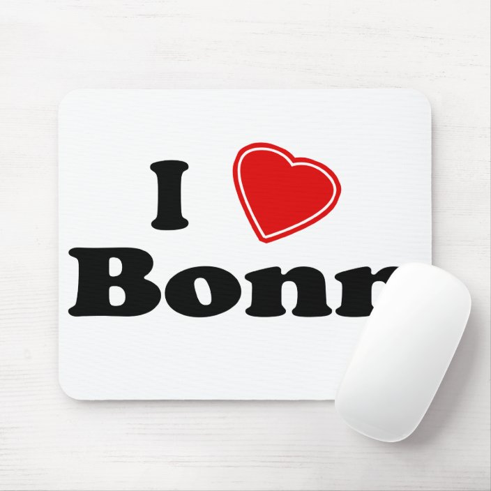 I Love Bonn Mouse Pad