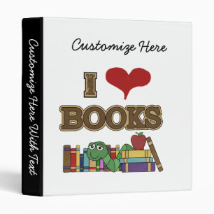 I Love Books Binder