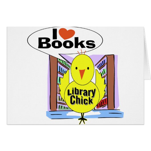 I Love Books Cards (Front Horizontal)