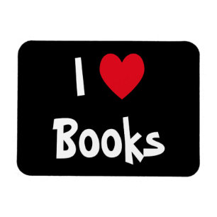 I Love Books Magnet