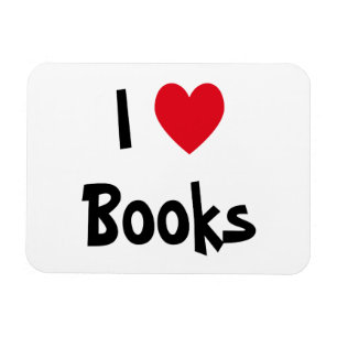 I Love Books Magnet
