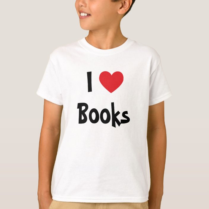 i love books tshirt