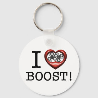 I love Boost - Supercharger Keychain