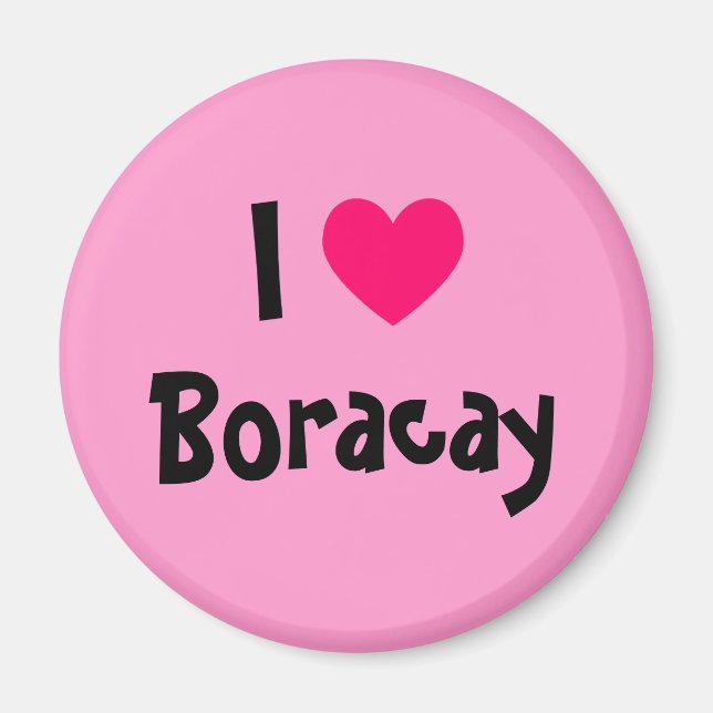 I Love Boracay Magnet (Front)
