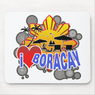 I Love Boracay Mouse Pad