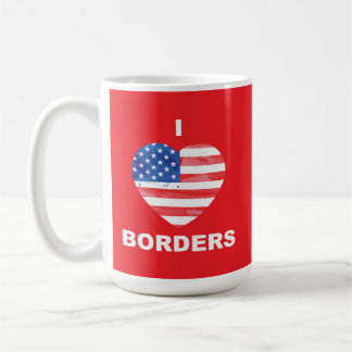 I love borders, US Coffee Mug