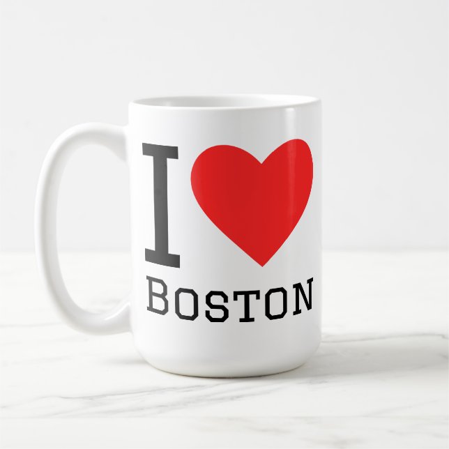 I love boston coffee mug (Left)