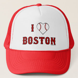 I Love Boston hat